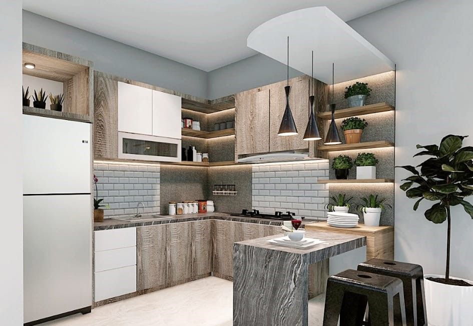 Jasa Pembuatan Kitchen Set Cikarang